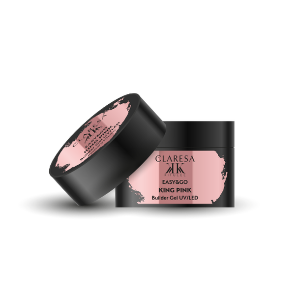 

Гель для наращивания ногтей King Pink, 12 г Claresa Kitulec easy&go