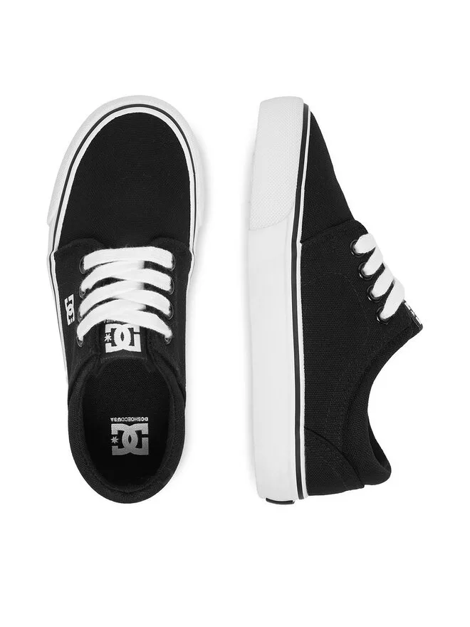 DC Shoes Тканевые кроссовки CEOWB-LEA-ZL-DC001-CH черные — фото 4