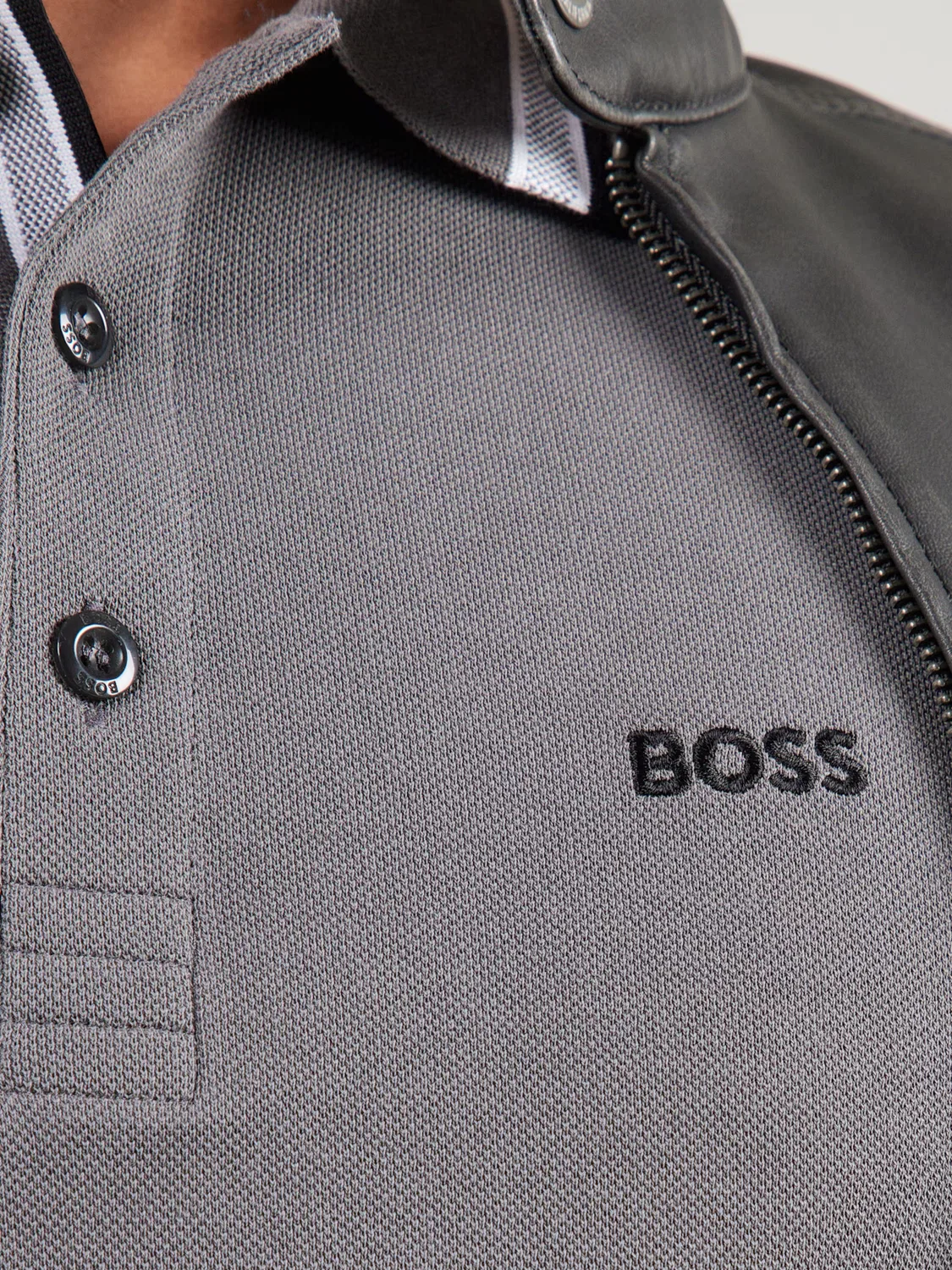Рубашка Boss Paddy серого цвета — фото 2