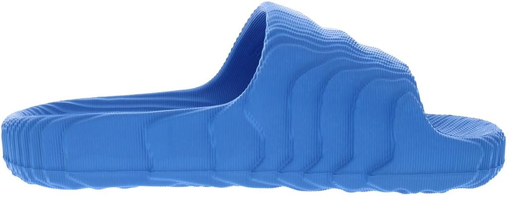 Мужские шлепанцы adidas Adilette 22, черный/синий/ярко-синий — фото 2