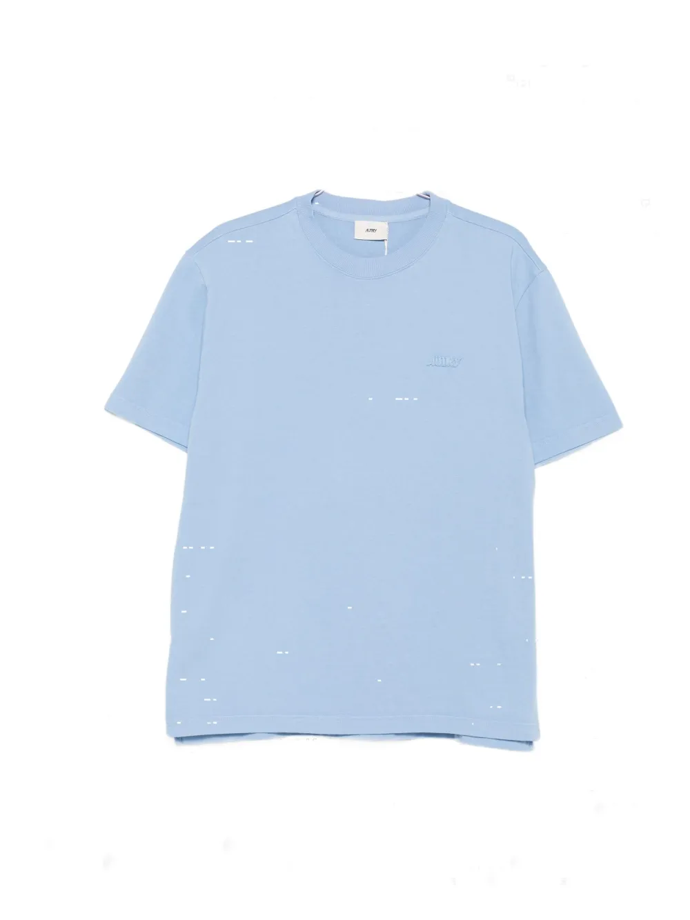 

Хлопковая футболка с вышитым логотипом Autry, синий