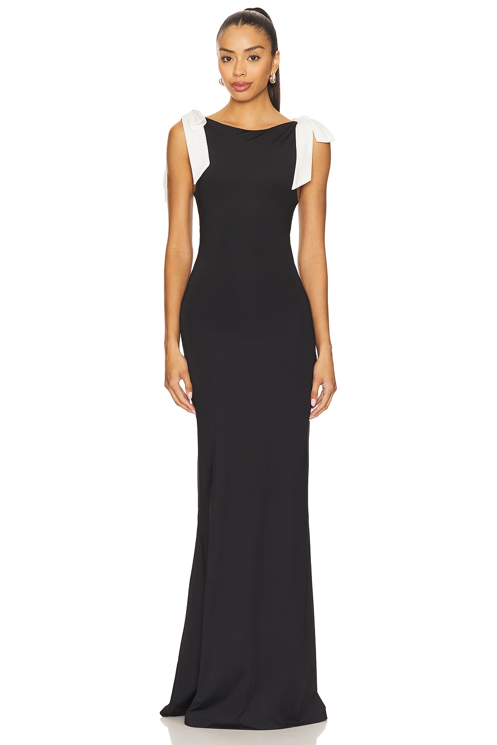 

X revolve cornelia макси-платье Ow Collection, black