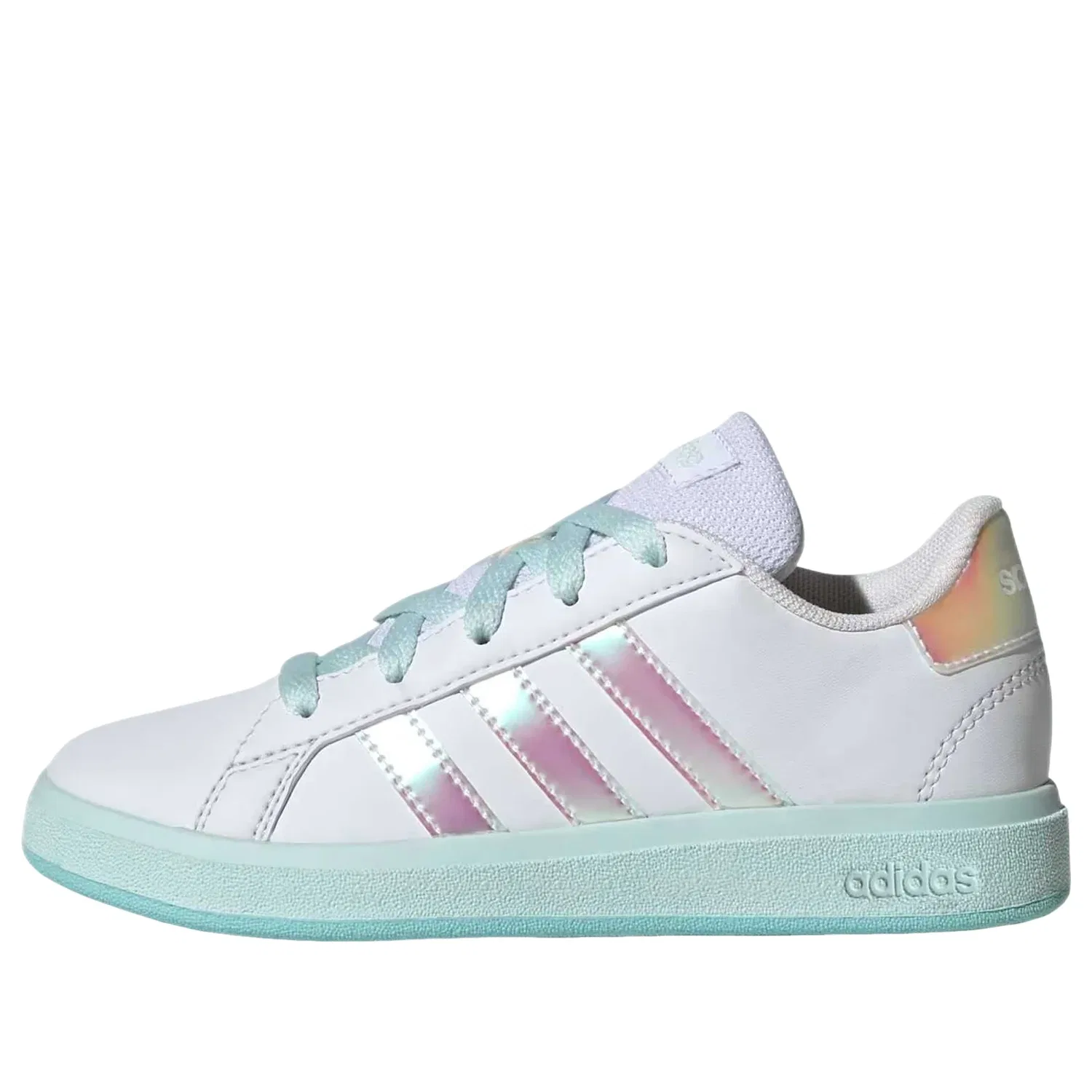 Кроссовки Grand Court Lifestyle на шнуровке Adidas, белый
