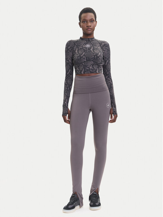 Леггинсы slim fit True Strength JX4321 Adidas By Stella Mccartney, серый — фото 2