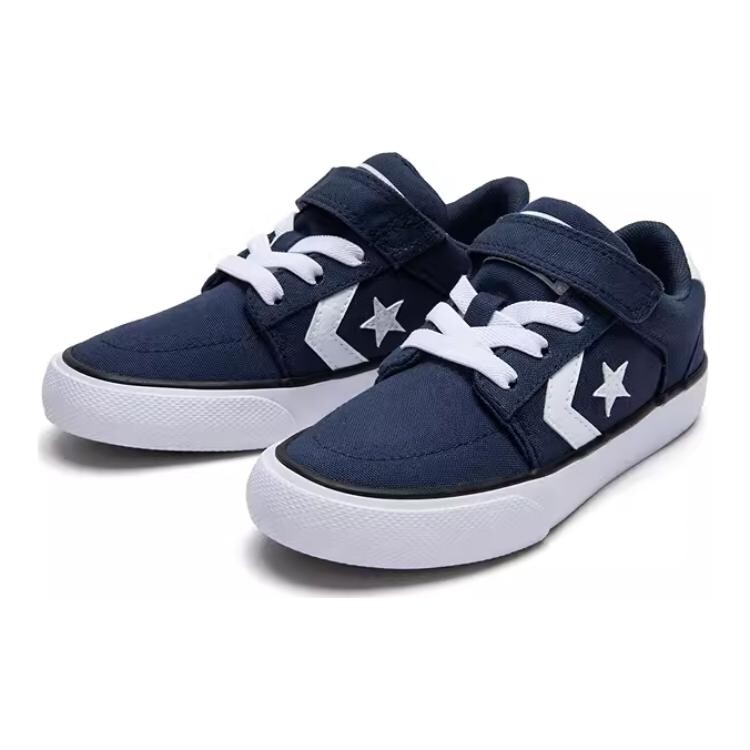Детские парусиновые туфли Kids Low-top Indigo Converse, индиго — фото 3