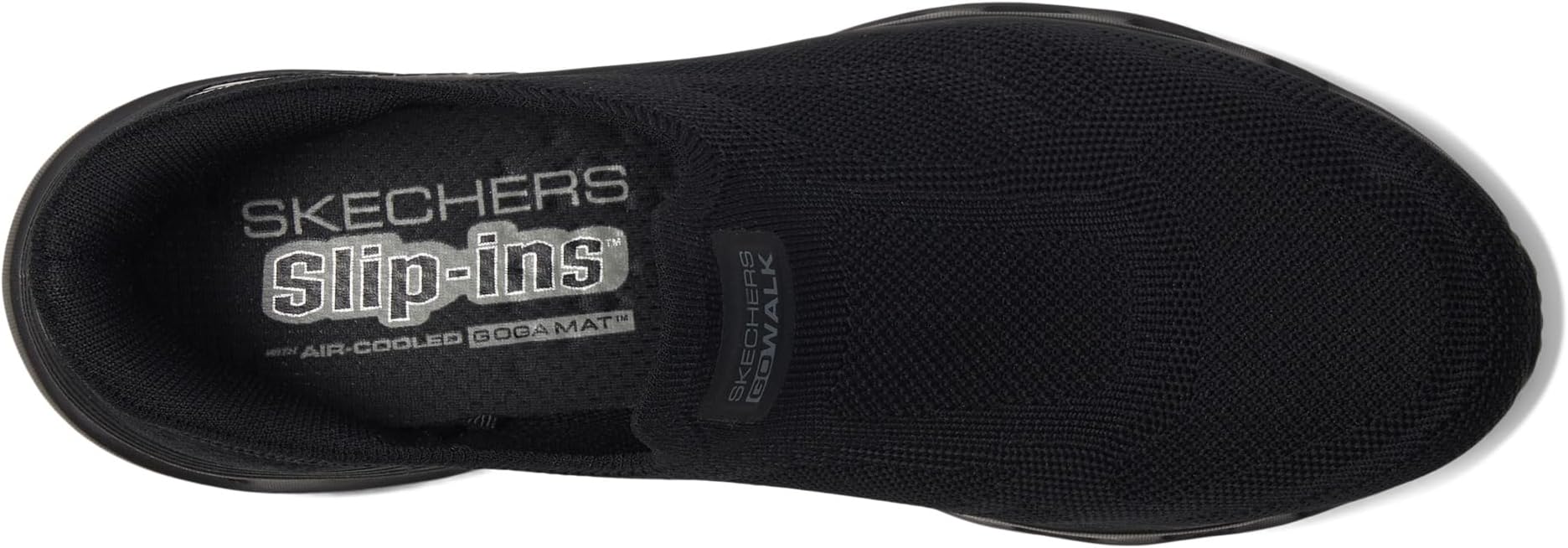 Кроссовки SKECHERS Performance Go Walk Glide Step 2.0 Annette Hands Free Slip-Ins, черный — фото 2