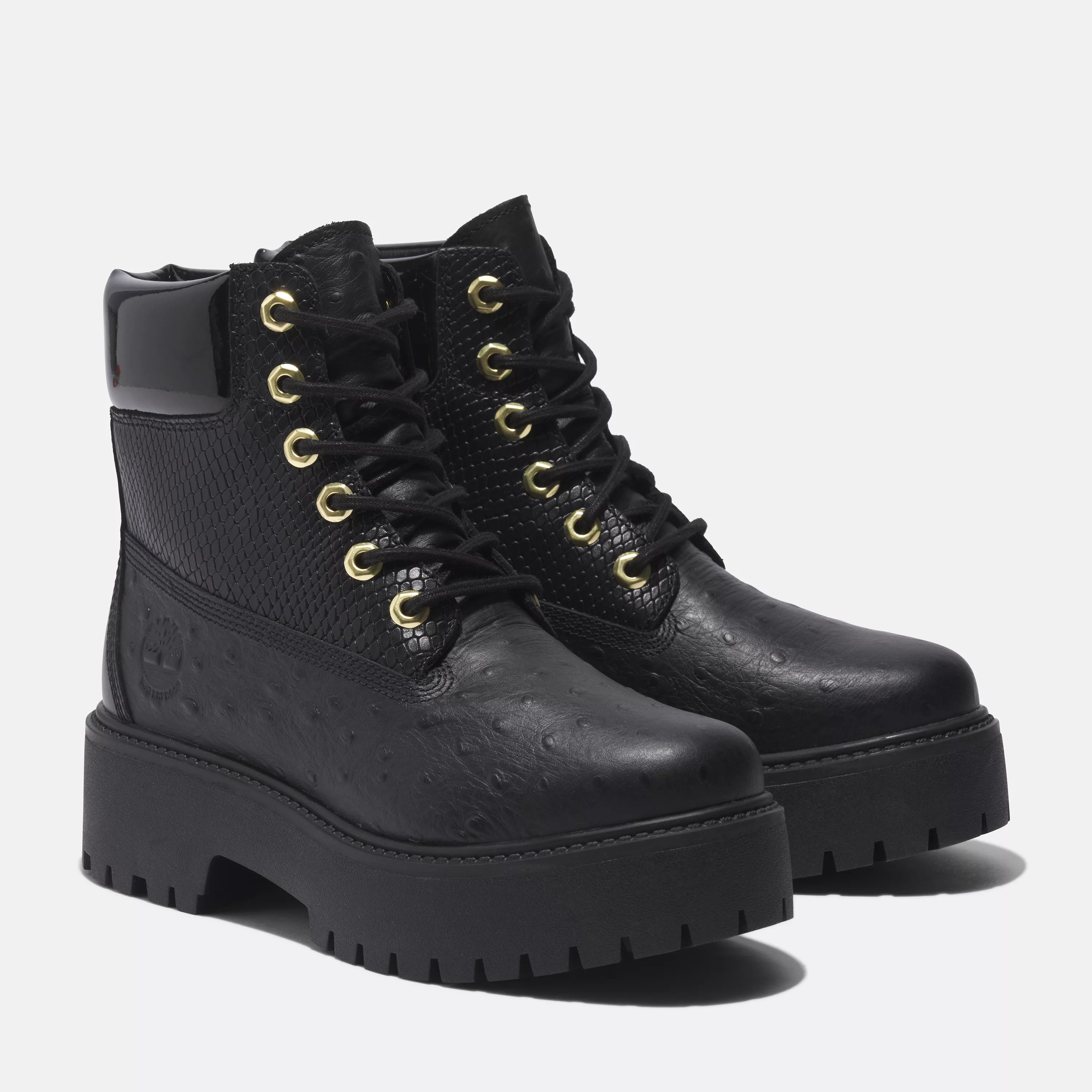 Женские водонепроницаемые платформенные ботинки Timberland Premium 6-Inch Stone Street, светло-розовый — фото 4