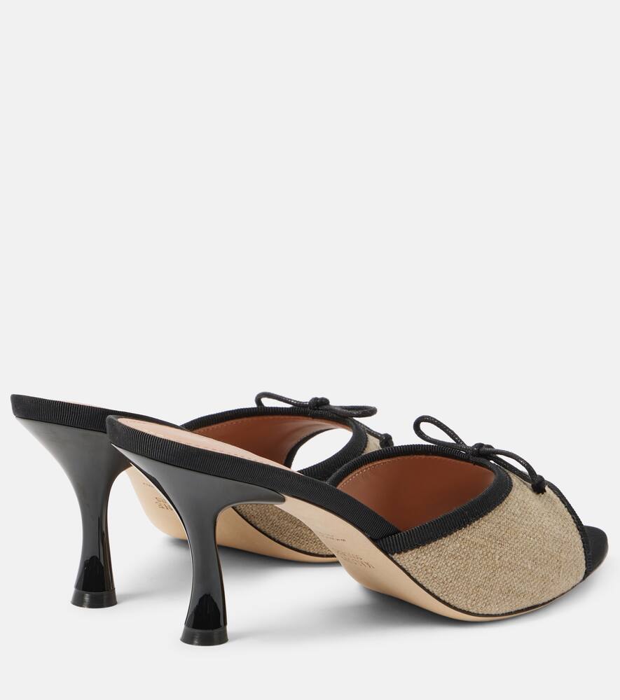 Босоножки Tabitha Simmons 70 с кожаной отделкой Malone Souliers, Beige Black — фото 3