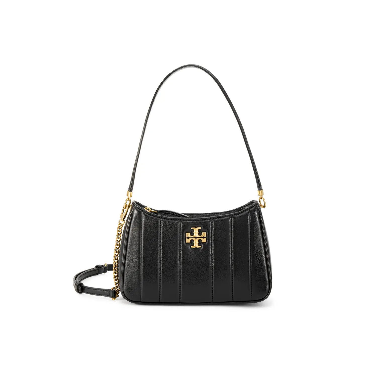 

Кожаная мини-сумка через плечо кросс-боди женская черная TORY BURCH