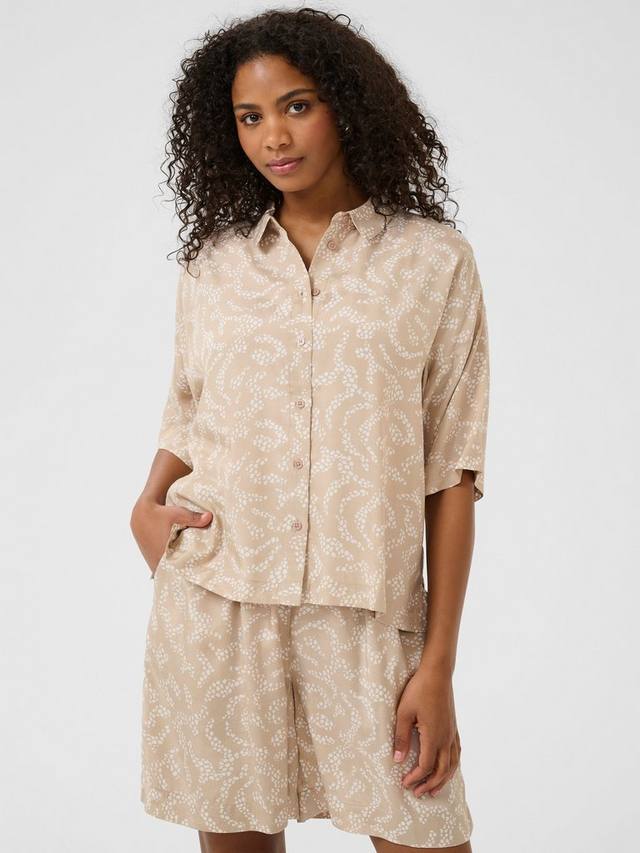 

Футболка KAbarton с коротким рукавом и абстрактным принтом KAFFE, Grey/Multi