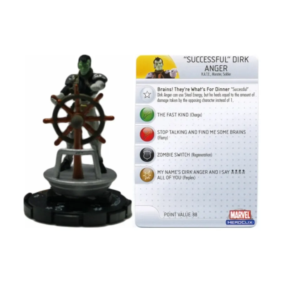 

«Успешный» Дирк Энгер (ограниченное издание) (LE), Marvel HeroClix - Captain America - Singles