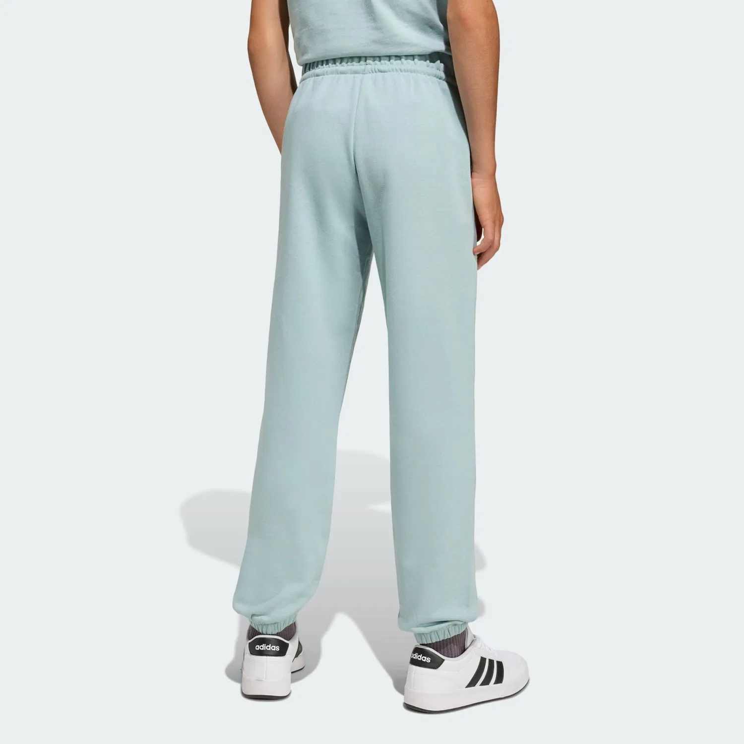 Спортивные брюки Adidas Sportswear Tapered Workout Pants Slogan мятного цвета — фото 3