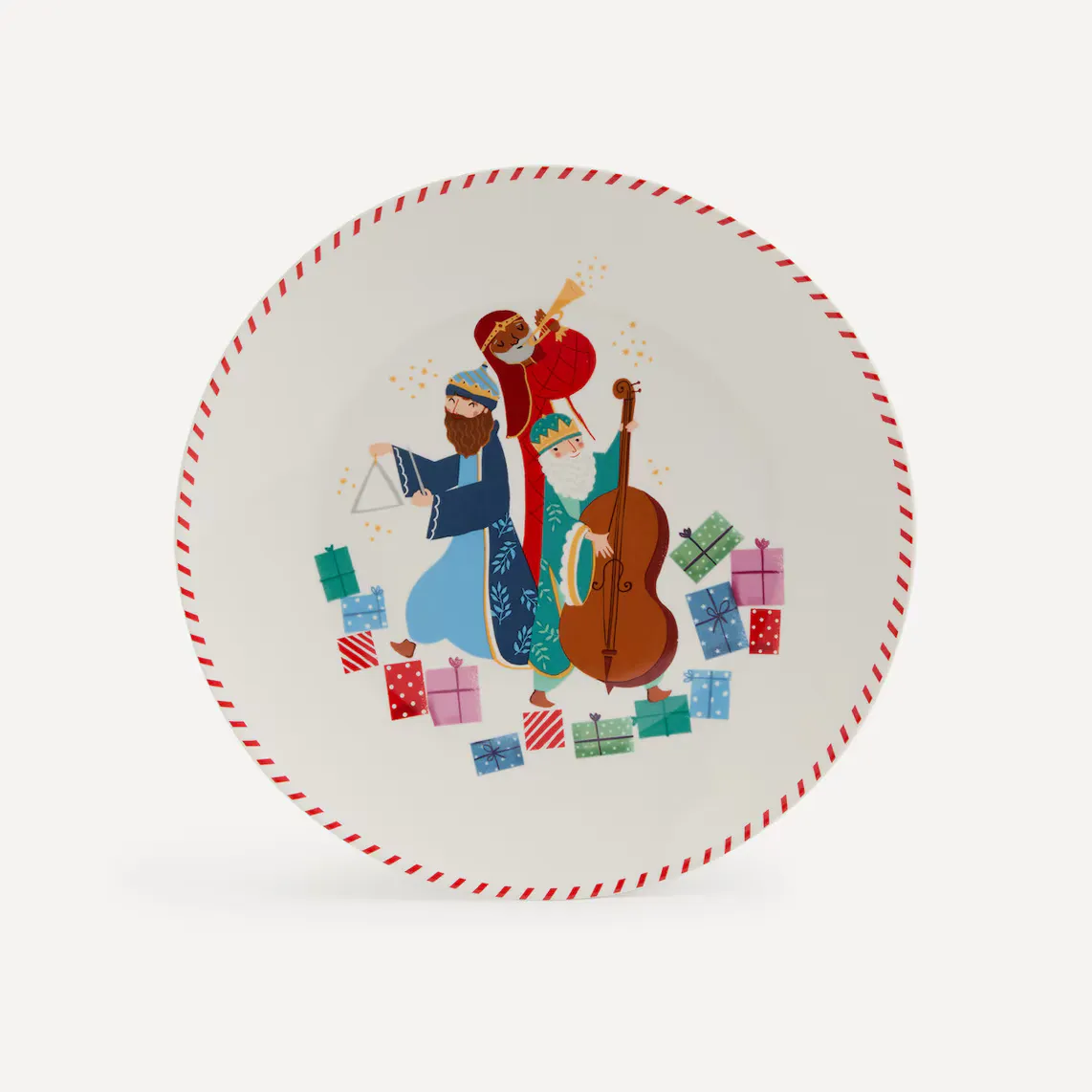 

Плоская тарелка Friends Christmas Basics El Corte Inglés, разноцветный