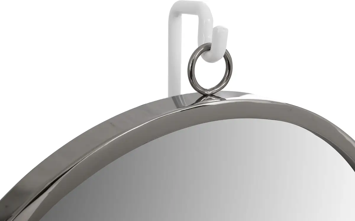 Декоративное зеркало Kayoom "Настольное зеркало Eleganca 325", (1 шт.), стоячее зеркало 41х75х14 см, Ø 0 см, белый/серебристый — фото 4