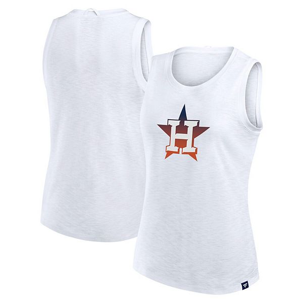

Женская белая футболка Houston Astros Activate Slub Fanatics, Белый, Женская белая футболка Houston Astros Activate Slub Fanatics