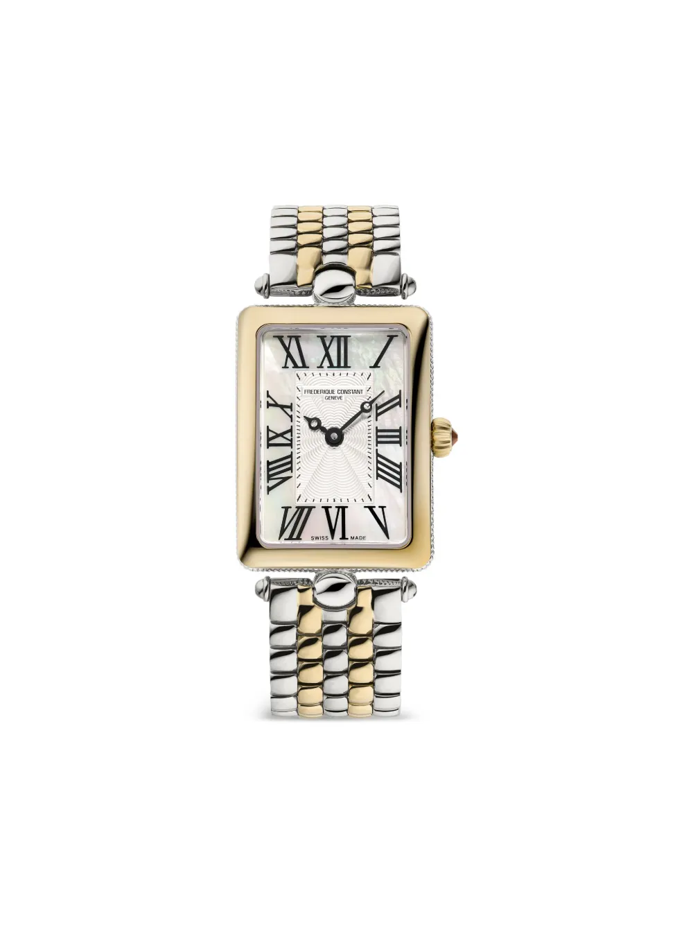 

Наручные часы Classics Art Déco Carrée 28 мм Frederique Constant, серебряный