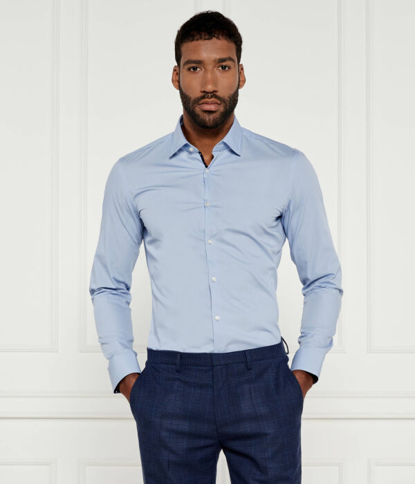 

Рубашка Hugo Koey Slim Fit, синий