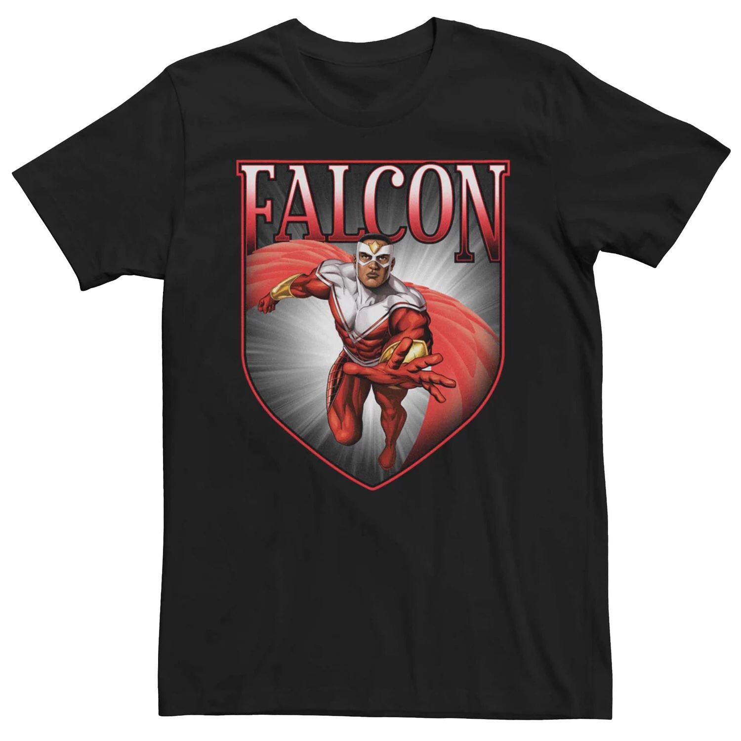 

Мужская футболка с плакатом Marvel Retro Falcon Shield Licensed Character