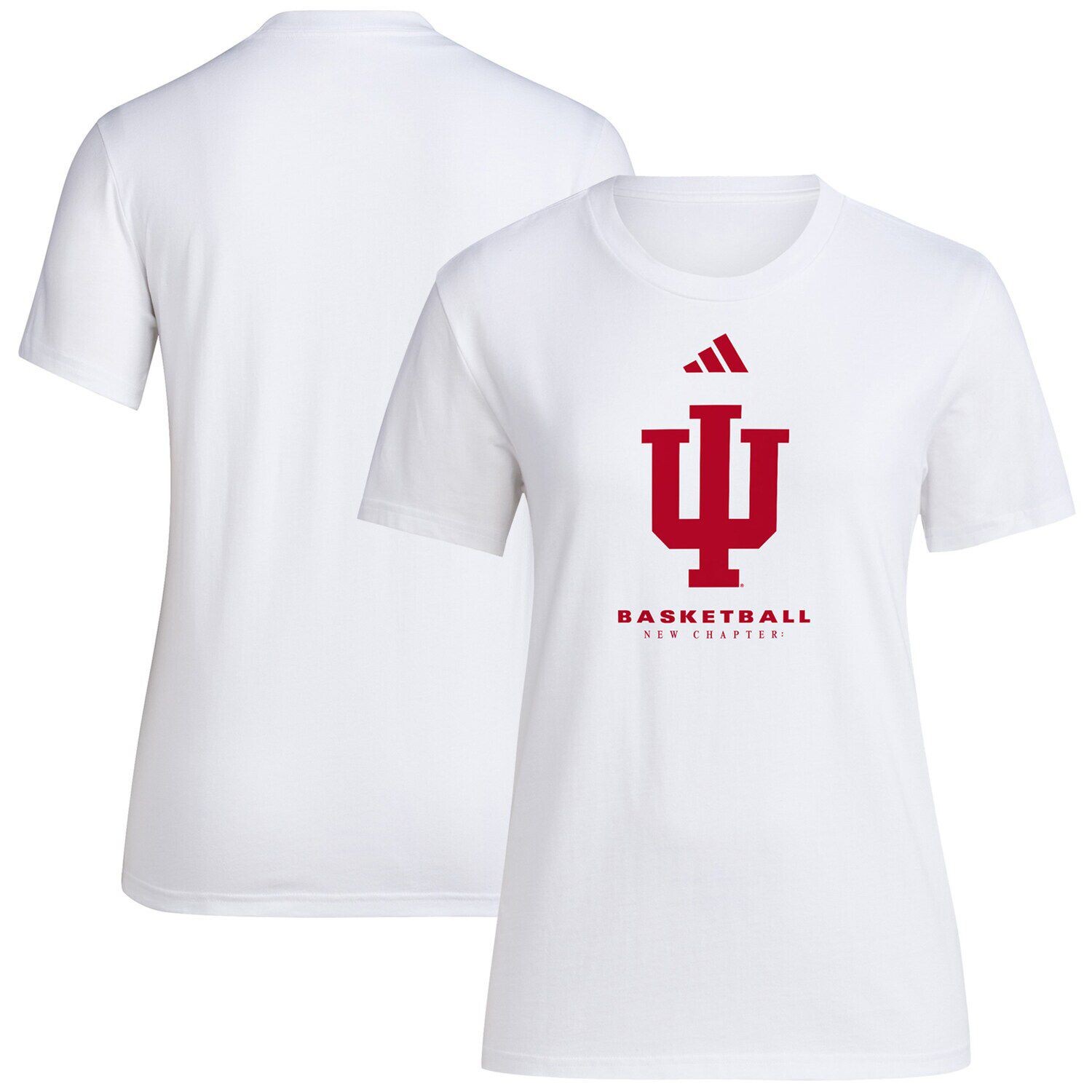 

Женская футболка adidas White Indiana Hoosiers Bench adidas