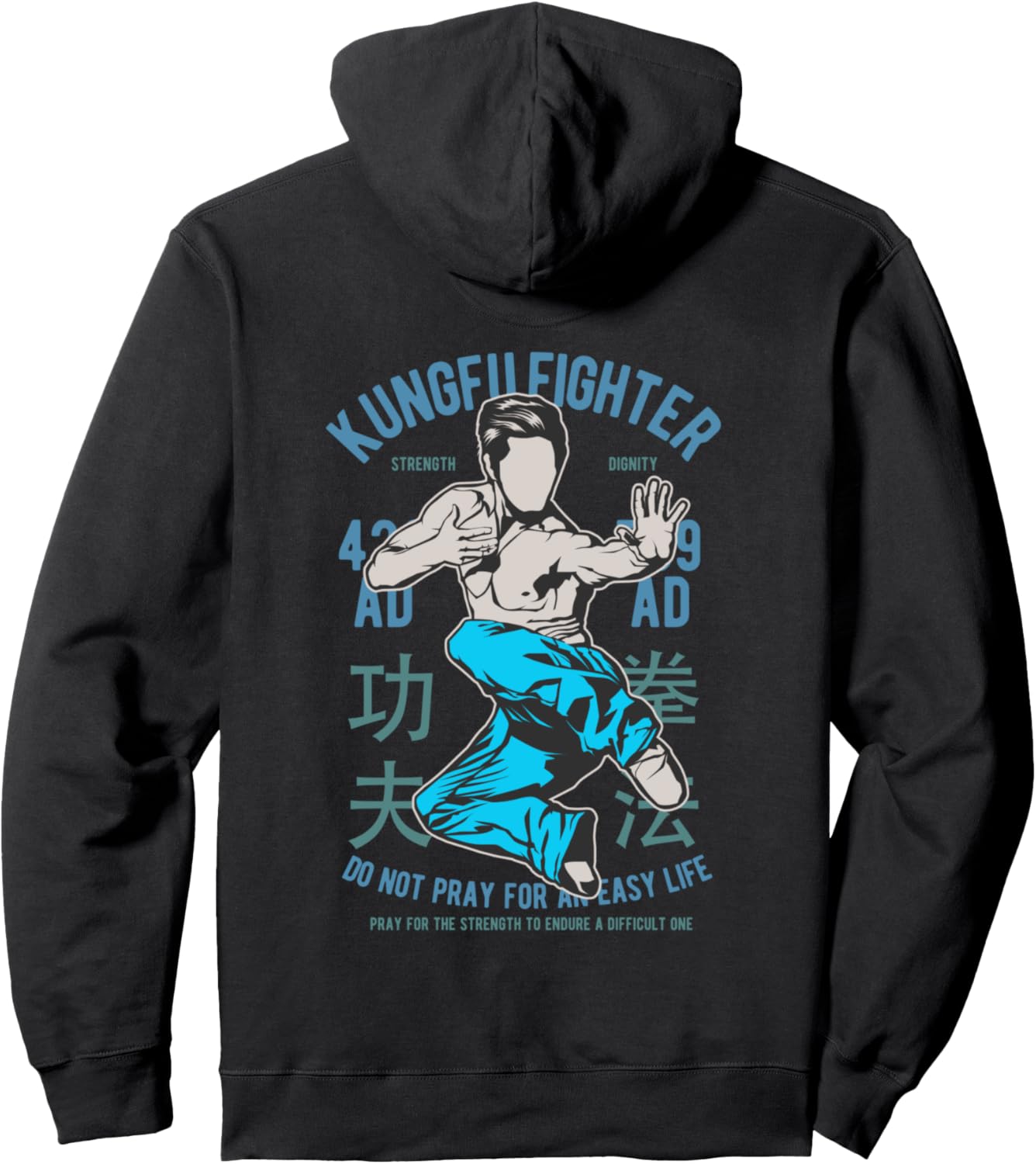 

Худи с изображением бойца кунг-фу, черное Kung Fu Fashion For Kung Fu Friends, Черный, Худи с изображением бойца кунг-фу, черное Kung Fu Fashion For Kung Fu Friends