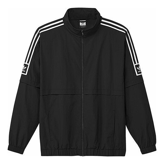 

Куртка originals stdrd 20 jacket 'black/white' Adidas, черный