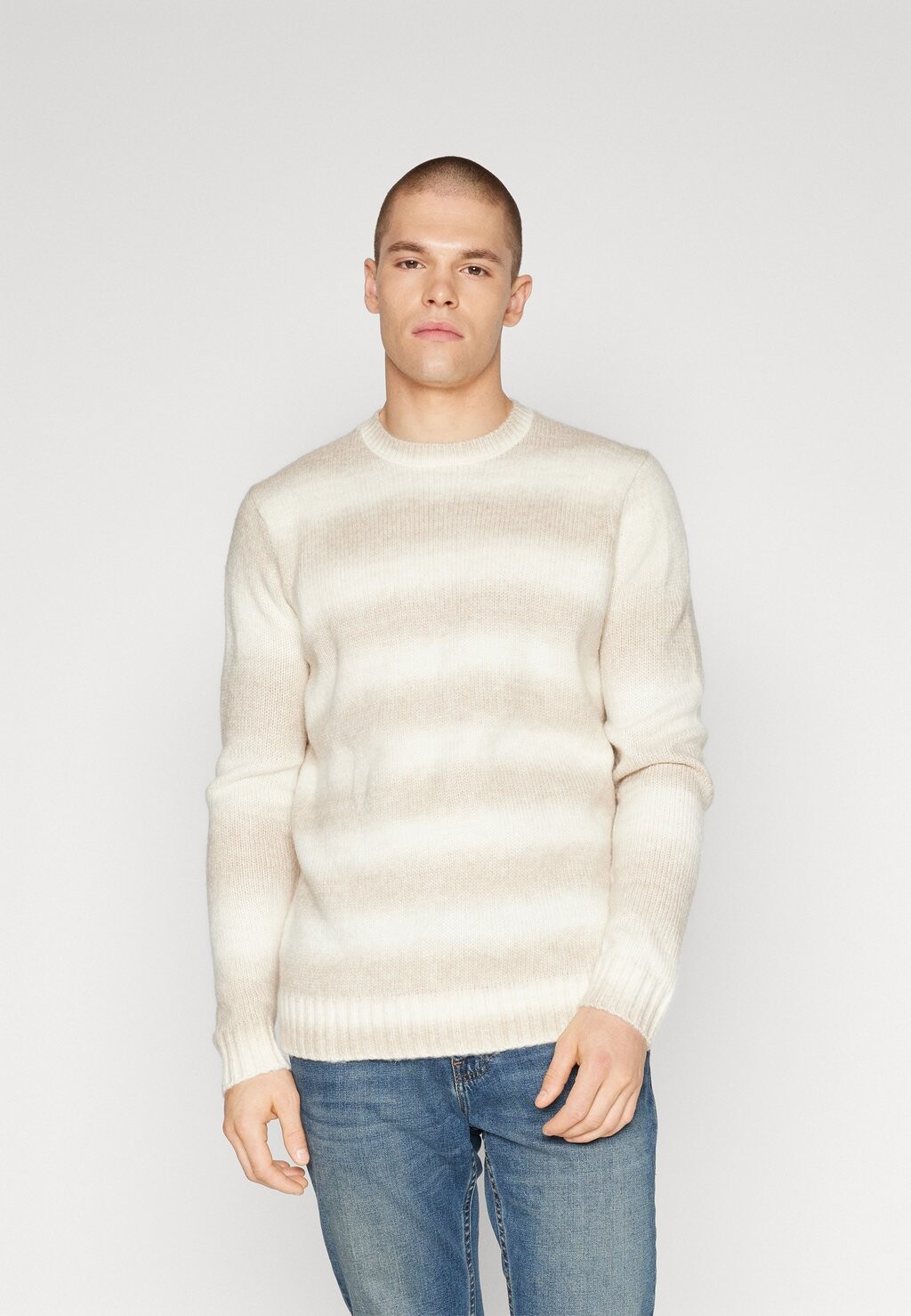 

Свитер Marcel Reg Gradient Crew Only & Sons, цвет cloud dancer