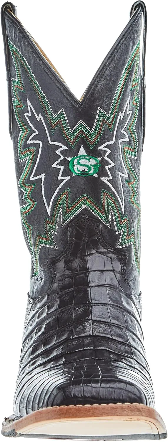 Мужские вестерн-бутсы Justin Haggard 11" Caiman, черный — фото 2