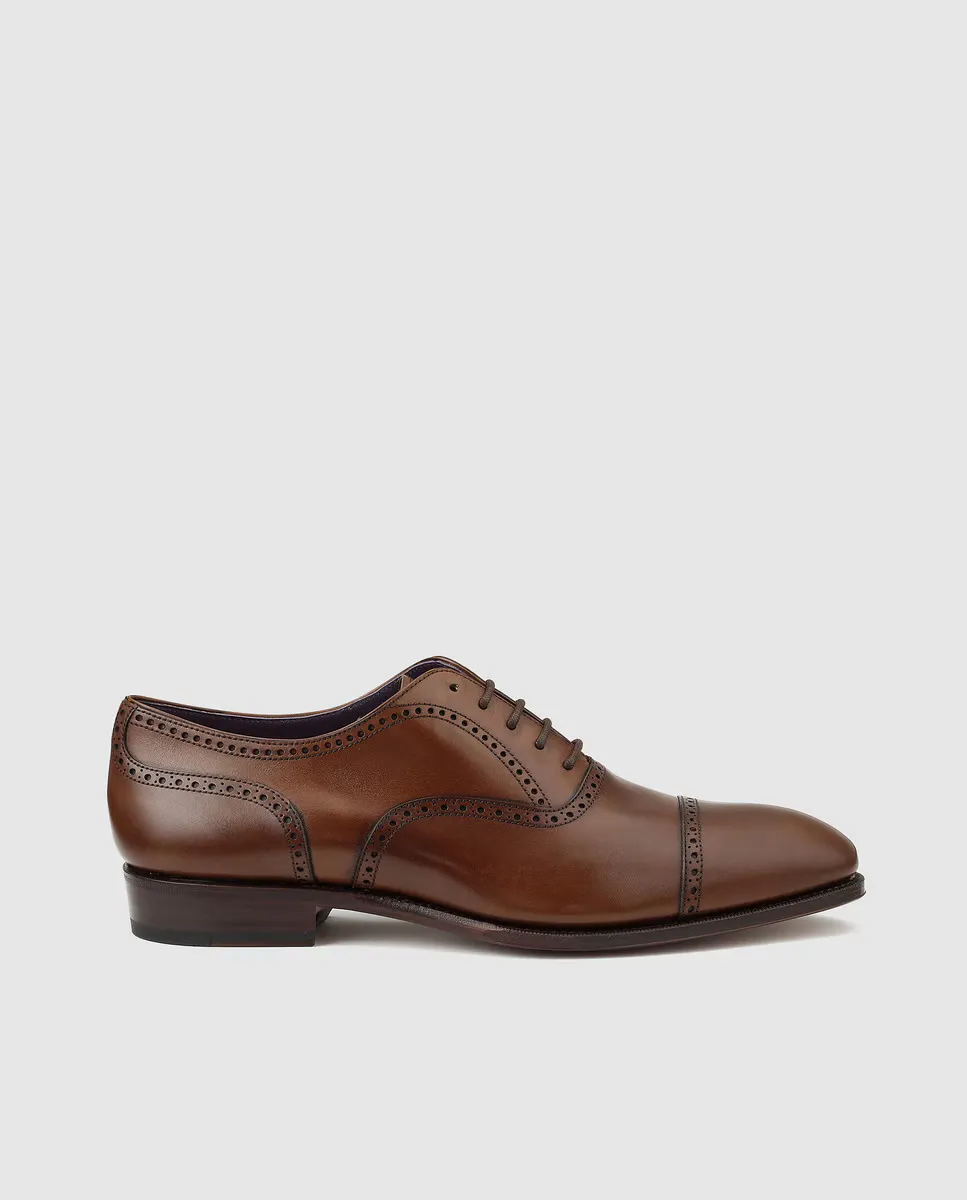 

Carmina s мужские коричневые кожаные туфли Carmina Shoemaker, коричневый