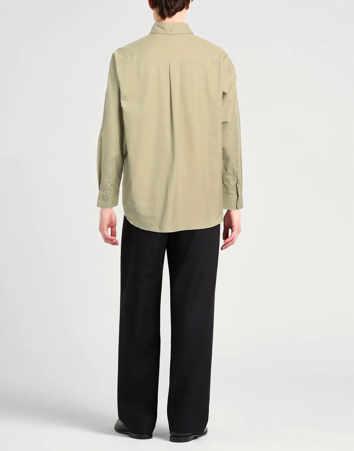 Рубашка мужская BURBERRY оксфорд, regular-fit, sage green — фото 3