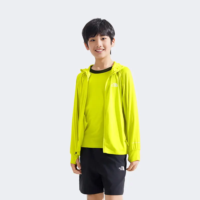 Защитная одежда от солнца LIGHTRANGE Sunriser Spring Aqua Green для детей 3-7 лет THE NORTH FACE, зеленый — фото 4