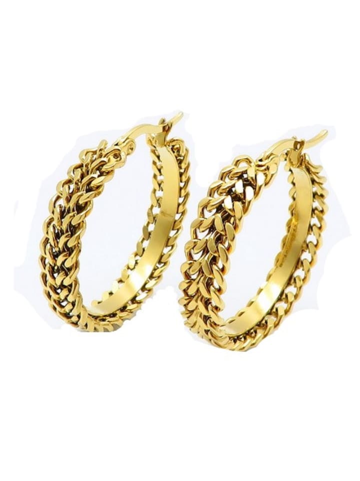 

Bungsa Золотые серьги-кольца