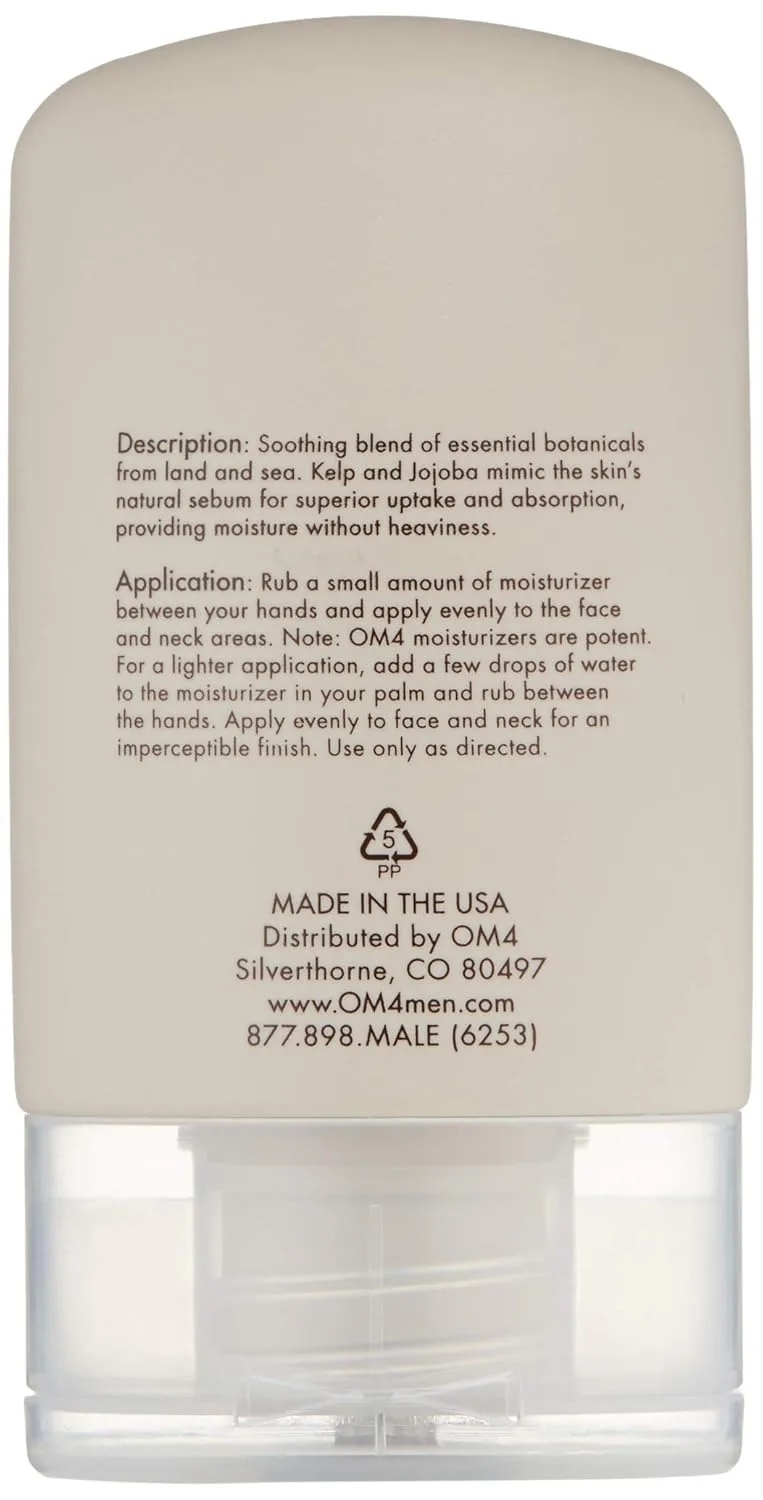 Крем для лица Organic Male — OM4 Sensitive Step - Sea Essentials Calming Moisturizer - Ультра-успокаивающий — фото 4