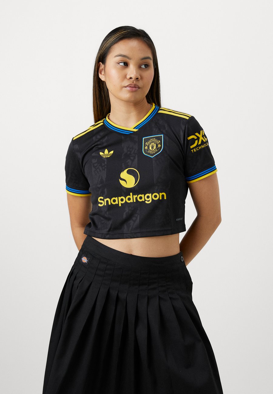 Футболка Adidas Performance MANCHESTER UNITED 25/26 THIRD JERSEY CROP, Black — фото 4