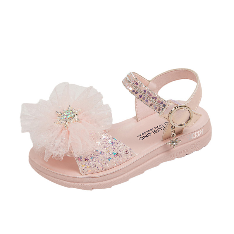 

Противоскользящие детские сандалии для детей SNOOPY, розовый