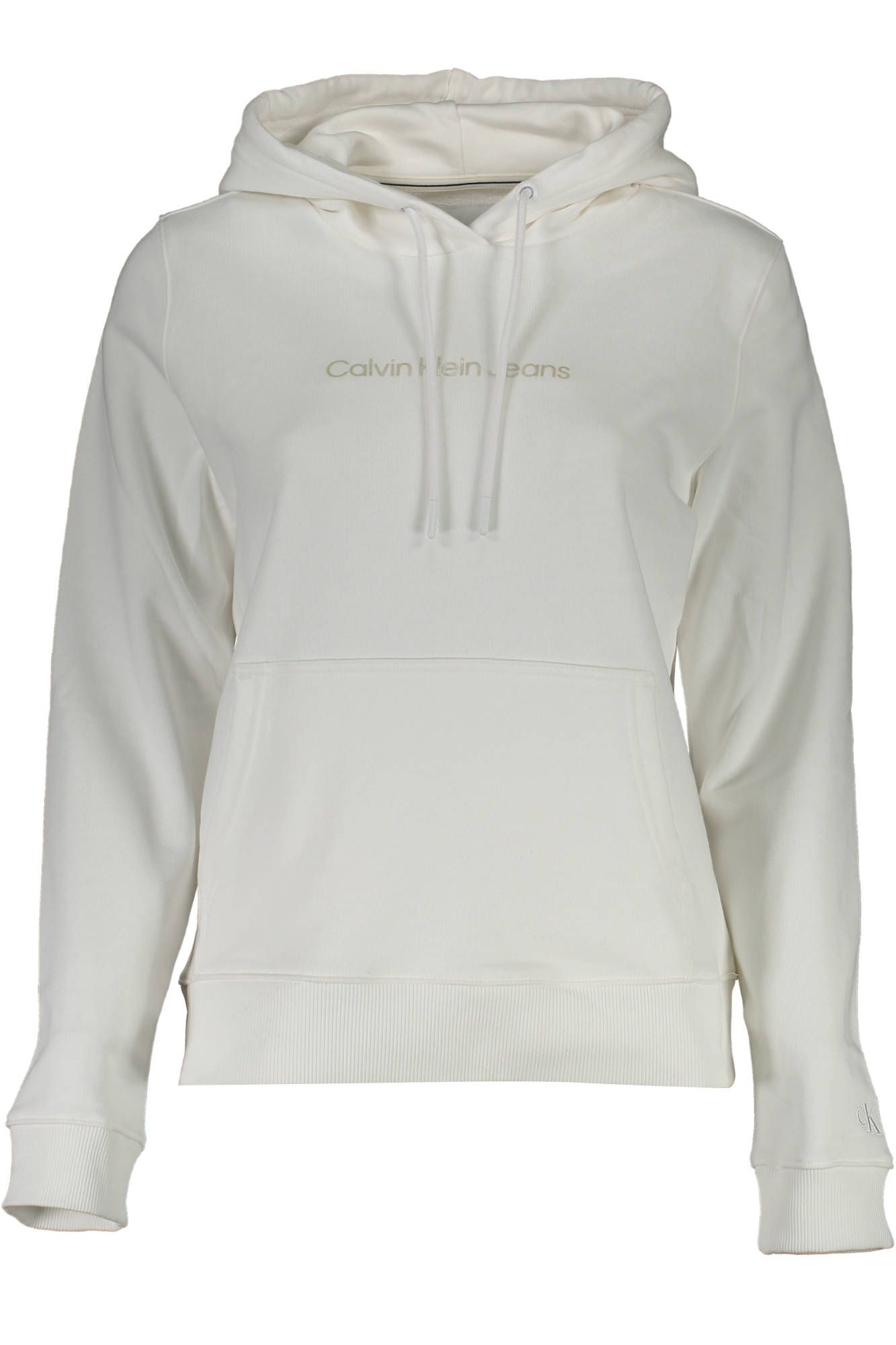 

Белый хлопковый женский свитер Calvin Klein