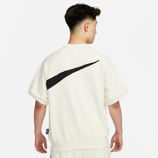 Футболка спортивная футболка с большим логотипом swoosh Nike, белый — фото 2