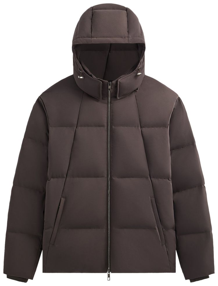 

Куртка Kith & Giorgio Armani Midi Puffer, коричневый