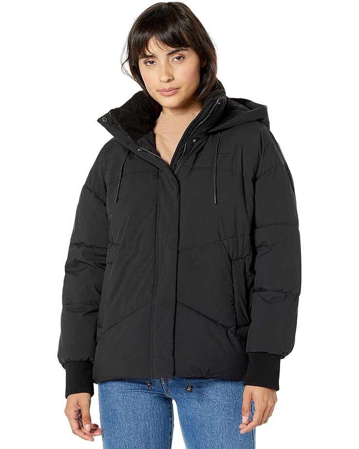 

Куртка Levi's Shorty Bubble with Hood, черный
