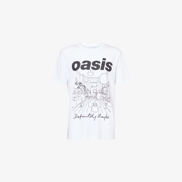 

Футболка Oasis свободная хлопковая, белый