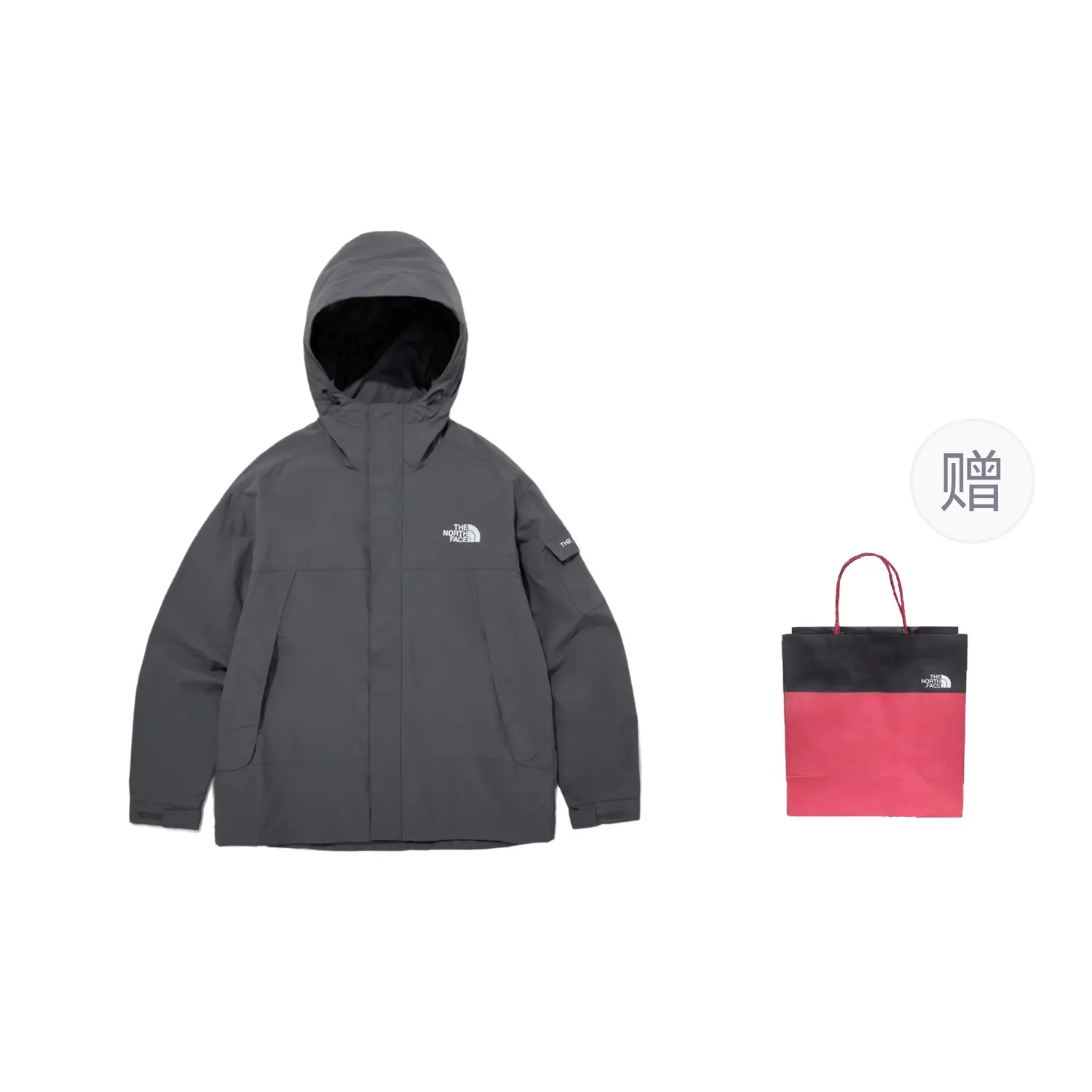 

Куртка унисекс, цвет угольно-серый The North Face, серый