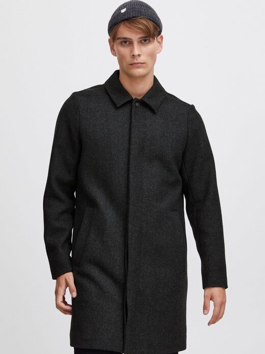 

Шерстяное пальто cfoliver Casual Friday, серый
