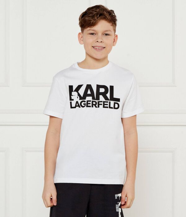 

Футболки Regular fit Karl Lagerfeld Kids, белый