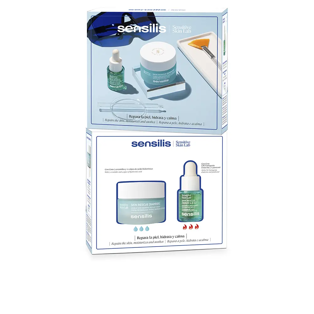 

Крем для лица Skin rescue barrier crema estuche Sensilis, 2 шт.