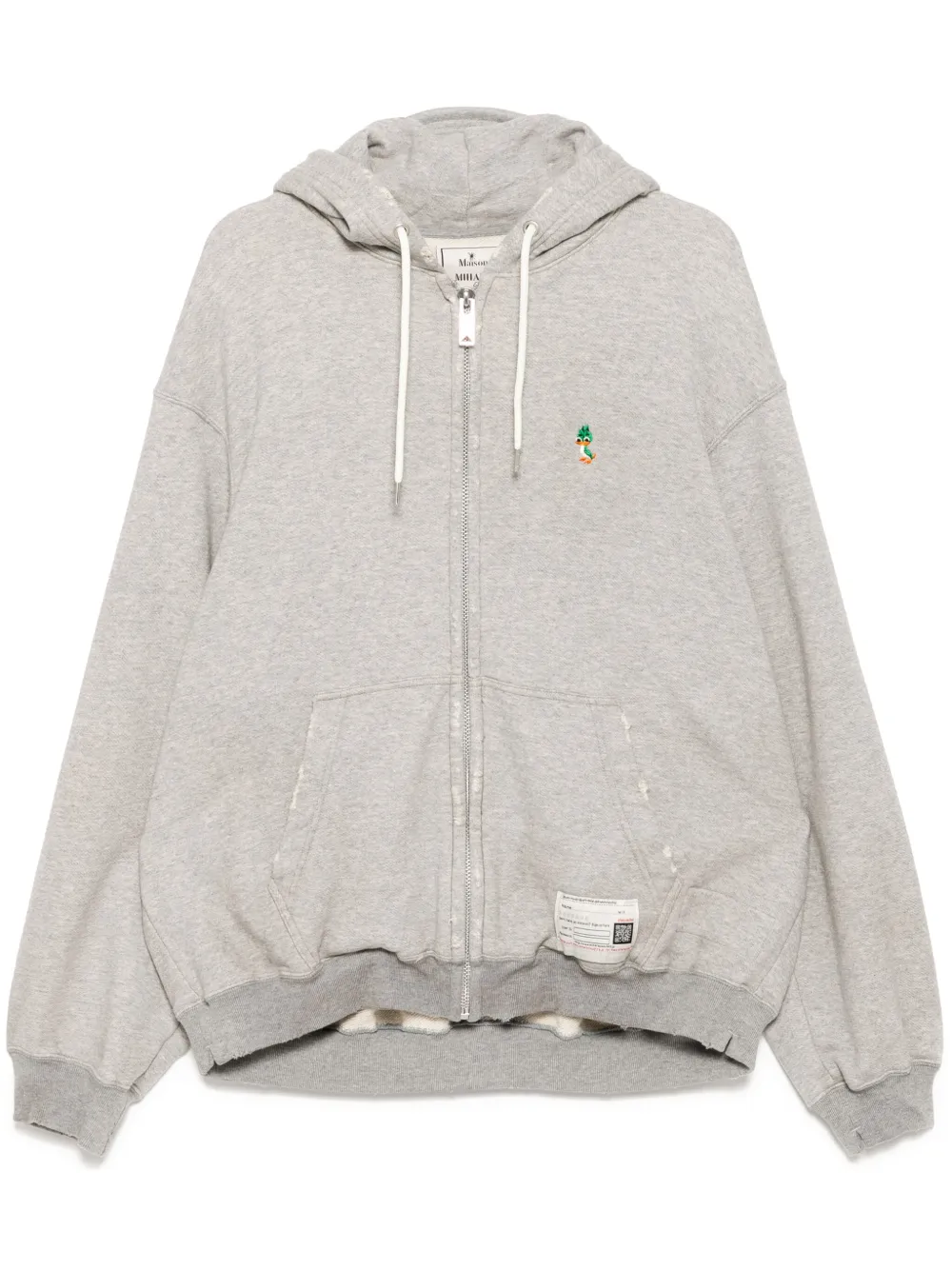 

Худи Cap Combined Maison Mihara Yasuhiro, серый
