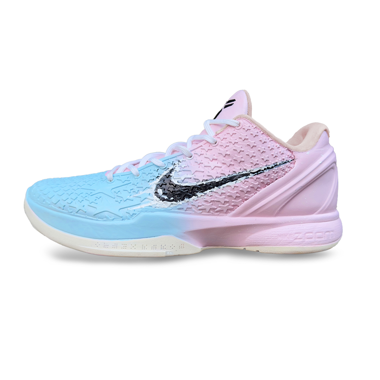 

Zoom Kobe 6 'All Star 2.0' амортизация, износостойкие низкие баскетбольные кроссовки для мужчин розовый Nike, розовый