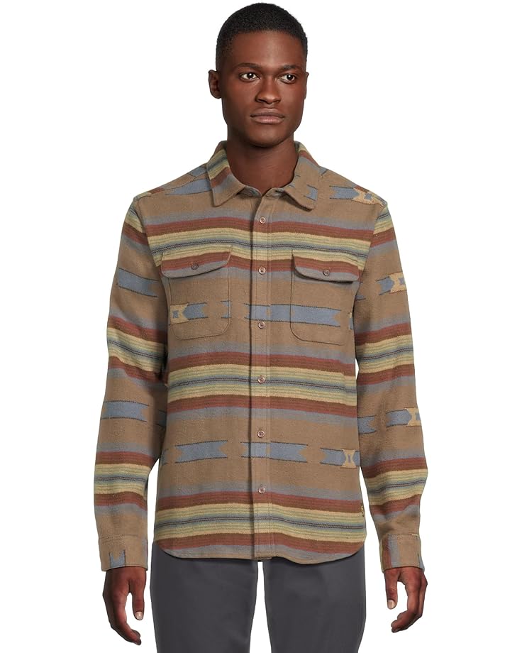 

Мужская фланелевая рубашка RVCA Dayshift Blanket, Mushroom