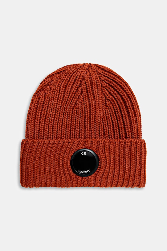 

Шерстяная шапка C.P. Company, оранжевый