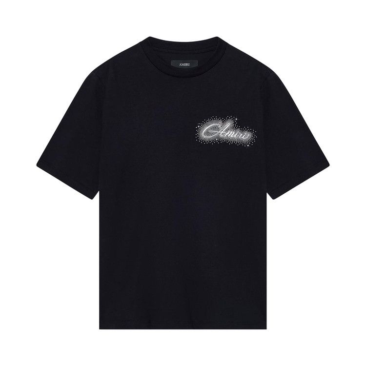 

Футболка Amiri Crystal Script Tee, Black