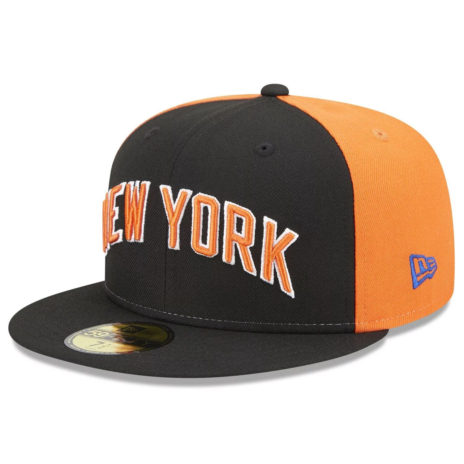 

Мужская облегающая шляпа New Era Black New York Knicks 2022/23 City Edition Official 59FIFTY