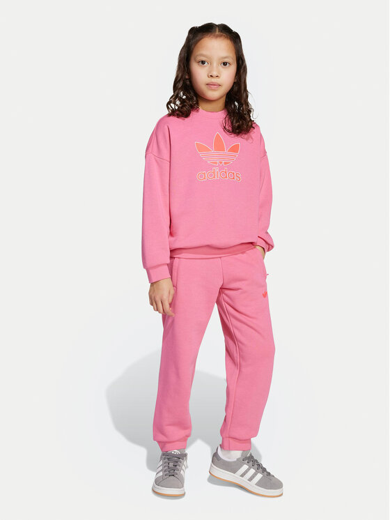 Спортивный костюм loose fit JY1152 Adidas, розовый — фото 3